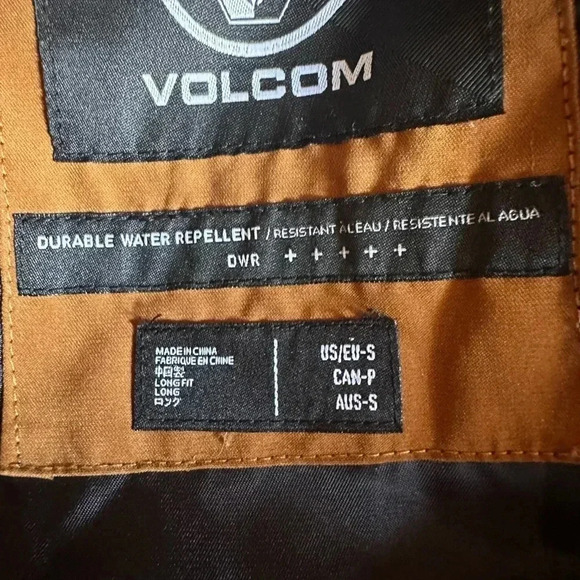 Women’s Volcom Longhorn brown Vest size small. Detachable fur trimmed hood VGUC - Picture 9 of 15